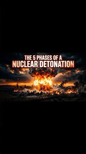 The 5 Phases of a Nuclear Detonation