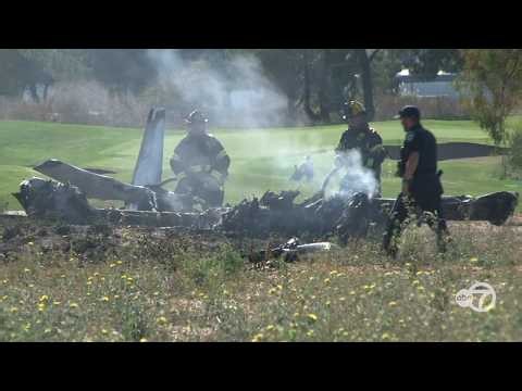 Small plane crashes near Petaluma golf course in California