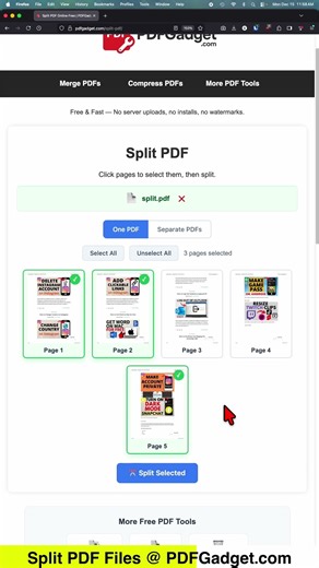 How to Split PDF into Separate PDF Files