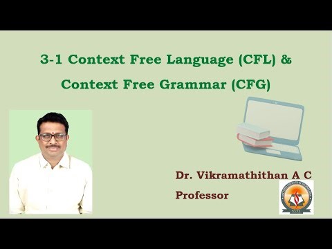3-1 Context Free Language (CFL) & Context Free Grammar (CFG)