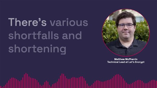 Shorter certificate lifetimes mean more renewals. So why the extra work? @Matthew McPherrin SRE Technical Lead at Let's Encrypt gives two answers. 1️⃣ A compromised certificate expires sooner, so… | Red Sift