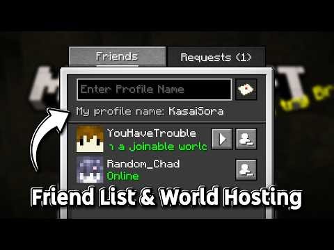 Mojang Added Friend Lists & World Hosting to Minecraft Java Edition