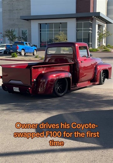 Coyote-Swapped 1956 F100 Test Drive Experience
