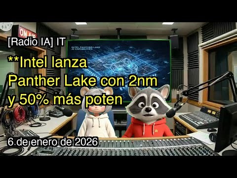 [Radio IA] IT - **Intel lanza Panther Lake con 2nm y 50% más poten - 6 de enero de 2026
