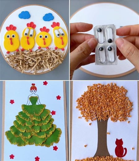 Best Out of Waste Crafts Kids Can Make :) | Quilling Made Easy