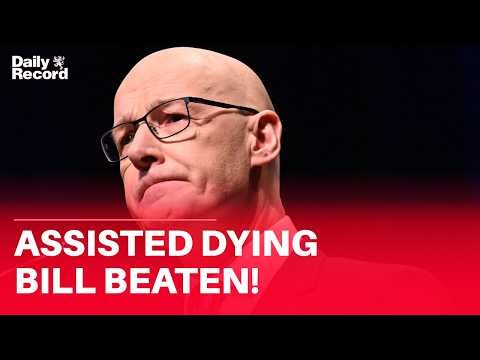John Swinney declares 'Parliament has spoken' as assisted dying bill fails to pass at Holyrood