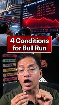 4 Conditions For Bull Run !
