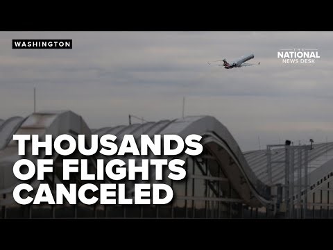 Thousands of flights canceled after severe winter storm