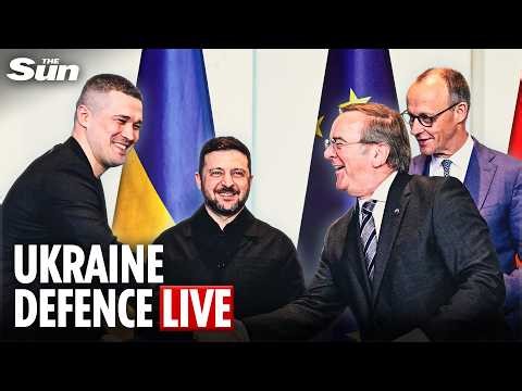 LIVE: German and Ukrainian officials strike historic agreement to boost Ukraine weapons production