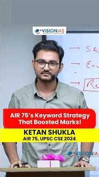 AIR 75’s UPSC CSE 2024 Keyword Strategy That Boosted Marks! | Toppers Talk