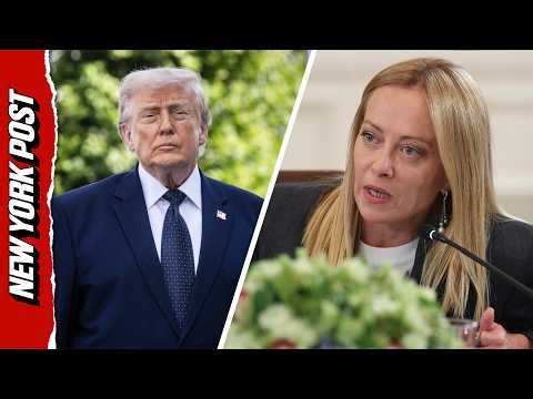 Trump Takes Aim at Italy PM Giorgia Meloni After Suggesting ‘Restraining Order' on Social Media