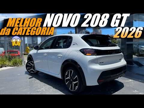 NOVO PEUGEOT 208 GT HYBRID 2026! Baixou o Preço e ganhou taxa 0. Hora de comprar?