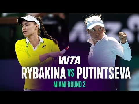 Elena Rybakina vs. Yulia Putintseva | 2026 Miami Open Round 2 | WTA Match Highlights