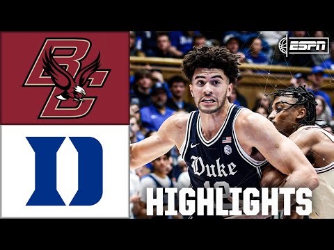 Boston College Eagles vs. Duke Blue Devils | Full Game Highlights | ESPN College Basketball