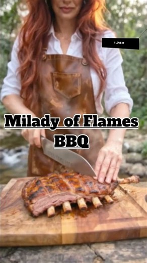 Ribs BBQ Milady of Flames I Love It #ribs #bbq #meatlovers