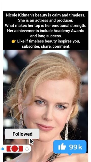 Nicole Kidman’s beauty is calm and timeless.She is an actress.#merrychristmas2025 #happynewyear2026