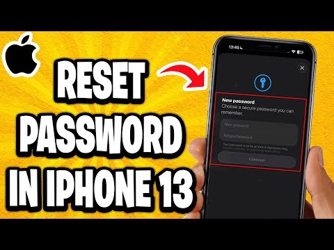 How To Reset Password In iPhone 13