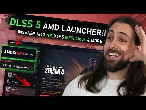This is INSANE!!! AMD NR Launcher brings DLSS 5, XeSS MFG, Ray Regeneration & More!!