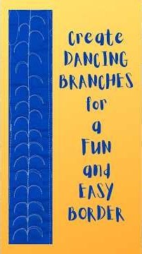 Dancing Branches Border Design