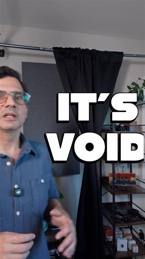It’s void from the moment they pass it
