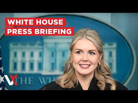 LIVE | White House Press Secretary Karoline Leavitt Holds Briefing | VERTEX