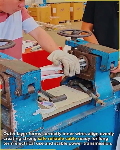 Electrical Cable Pressing Machine.