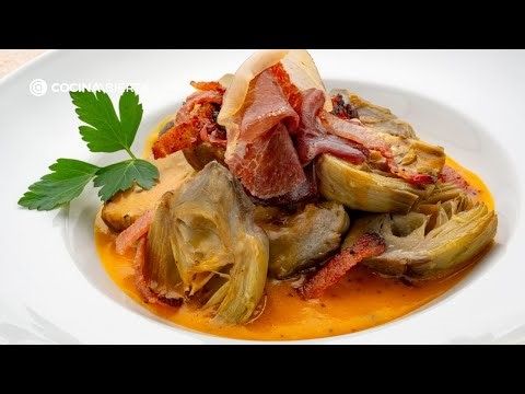 Alcachofas a la carbonara | La receta elegante de Joseba Arguiñano