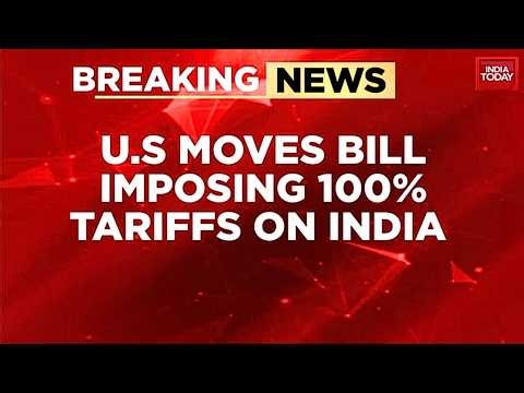 Trump Tariffs: India-US Tensions Rise Over US Bill Seeking 100% Tariffs On Russian Oil Buyers