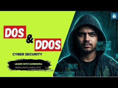 What is DoS and DDoS Attack? Types, Working & Mitigation | BTech BCA MCA | Learn With Surendra