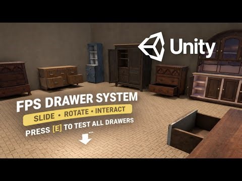 FPS Drawer System in Unity (Slide, Rotate, Interact) | Full Tutorial