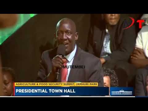 Listen to President William Ruto’s Full Speech on Agriculture at the Town Hall!