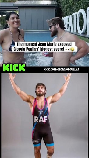 Jean Marie exposed Giorgio Poullas’ biggest secret 👀😭 #wrestling #shortking #mma