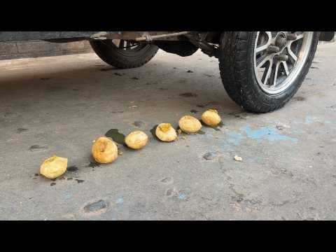 Tire Crushing Challenge Compilation 🚘💀