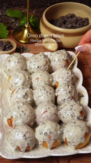Oreo donut bites recipe