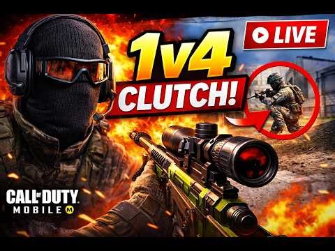 LIVE 🔴 COD Mobile Rank Push | Road to Legendary 😈 | Clutch Gameplay