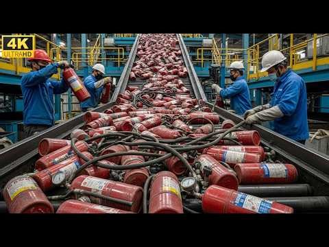 Massive Scale: How Millions of Fire Extinguishers are Recycled Daily