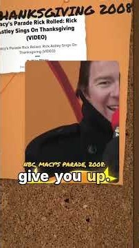 Rickroll meme: where rickrolling came from