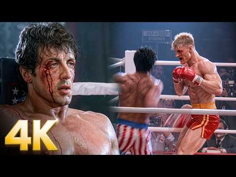 Rocky Balboa vs The Soviet Machine | Rocky IV | ⚡ 4K