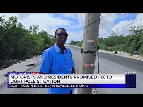 Motorists and Residents Promised Fix to Light Post Situation | TVJ News
