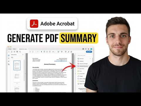 How to Generate PDF Summary in Adobe Acrobat 2026 (Beginner Guide)