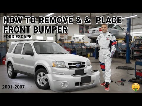 How to R&R the Front Bumper Cover on Ford Escape 1st Gen (2001-2007)