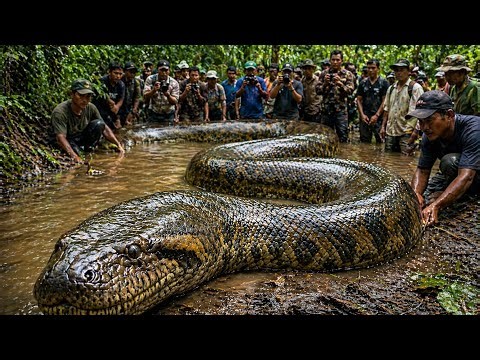 Giant Amazon Anaconda Spotted—You Won’t Believe the Size! 😱