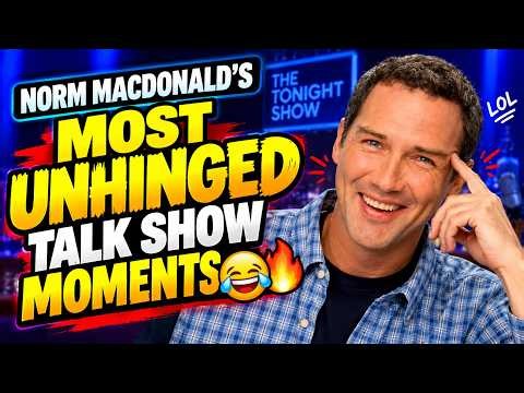 Norm Macdonald’s Most UNHINGED Talk Show Moments 😂🔥