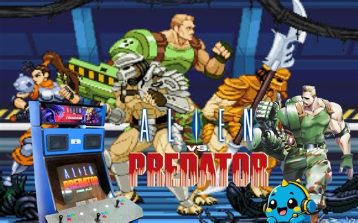 Alien vs. Predator (1994) Arcade Legend Playthrough + Ending
