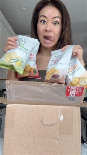 🥔 Moshi Asian Flavored Kettle Cooked Chip Line!
