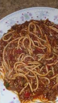 The BEST 🍝 Spaghetti & MEAT SAUCE 🔥🔥