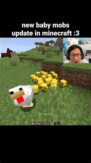 Minecraft baby mobs update #minecraft #gaming #baby
