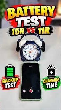 OnePlus 15R vs OnePlus 11R 🔥 Battery Backup & Charging Test! कितना चला 4K 60FPS Recording में? 😱
