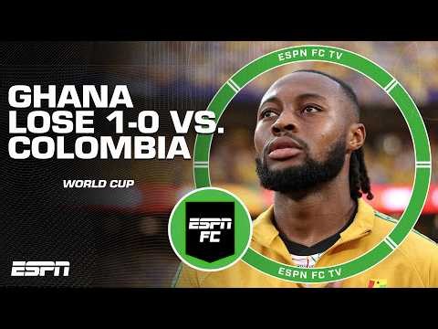 ‘DISAPPOINTED WITH GHANA!’ Colombia reach the World Cup round of 16 after 1-0 win | ESPN FC