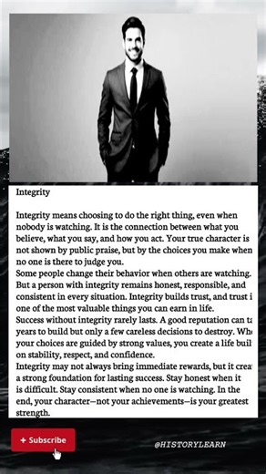 Integrity The Power of Doing the Right Thing